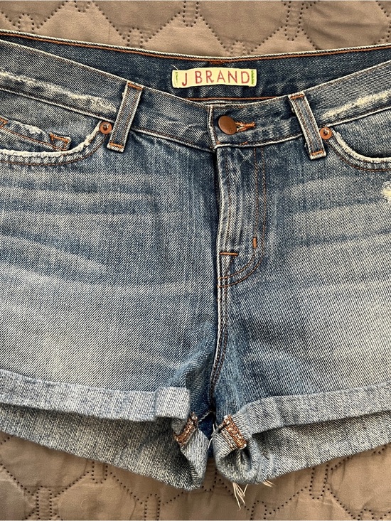J Brand Pants - J Brand Shambles Low Rise Cuffed Denim Shorts Size 28 Style 1041U353 Cut 3176